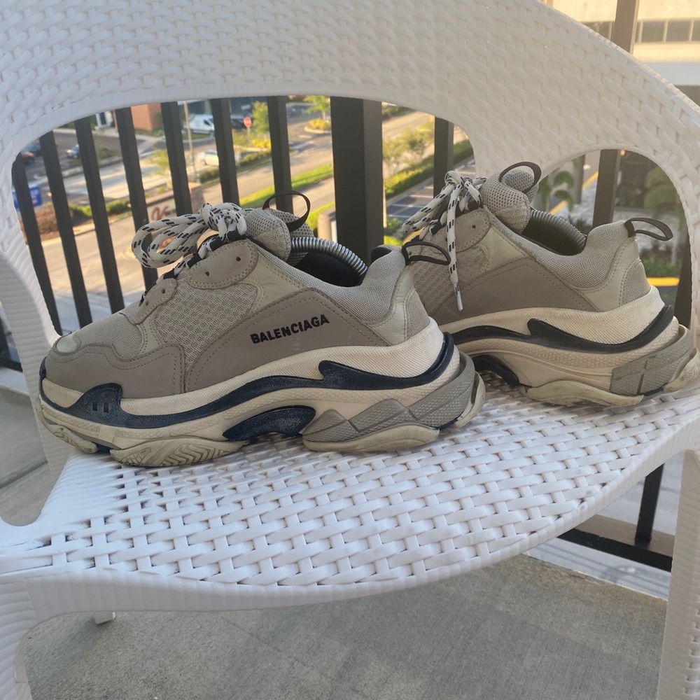 Balenciaga Triple S sneakers Grey / Blue